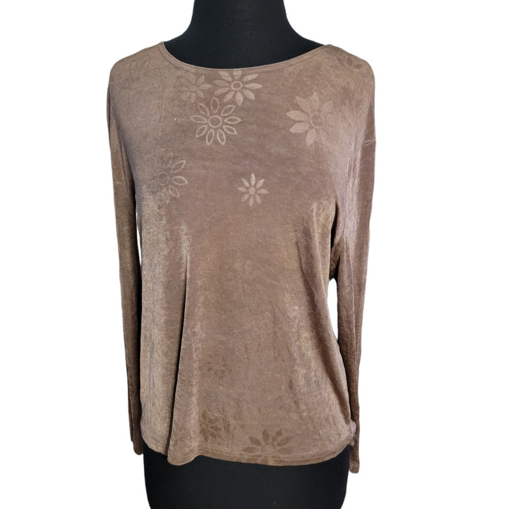western connection II casual top long sleeve sz 2X